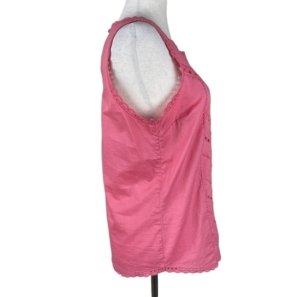 Gap Pink Eyelet Tank Top - Picture 3 of 7